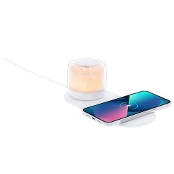Lampe personnalisée chargeur pas cher Reginal Couleurs : blanc marquage laser ultra précis
