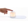 Lampe personnalisée chargeur pas cher Reginal Couleurs : blanc livraison express 24h 48h