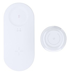 Lampe personnalisée chargeur pas cher Reginal Couleurs : blanc personnalisation rapide en France
