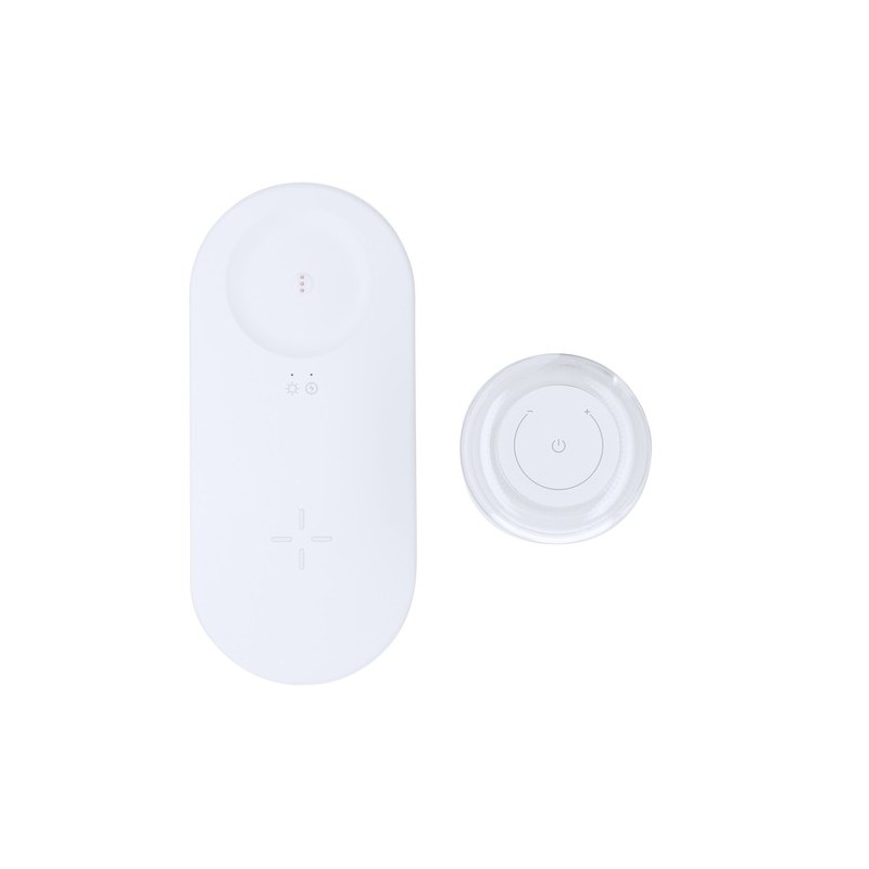 Lampe personnalisée chargeur pas cher Reginal Couleurs : blanc personnalisation rapide en France