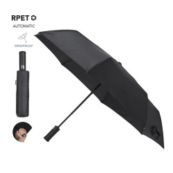 Parapluie personnalisé pas cher - Pulsak Matières : PET recyclé Couleurs : noir 2