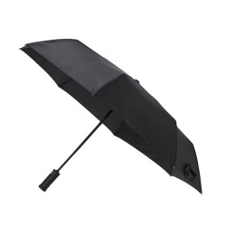 Parapluie personnalisé pas cher - Pulsak Matières : PET recyclé Couleurs : noir cadeau entreprise pas cher