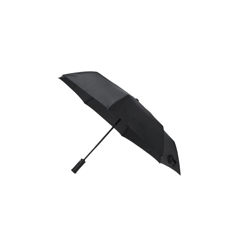 Parapluie personnalisé pas cher - Pulsak Matières : PET recyclé Couleurs : noir cadeau entreprise pas cher