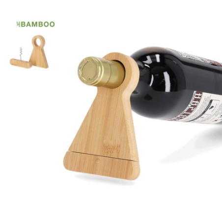 Tire-Bouchon Support Personnalisé Économique Kofko Matières : bambou Couleurs : naturel