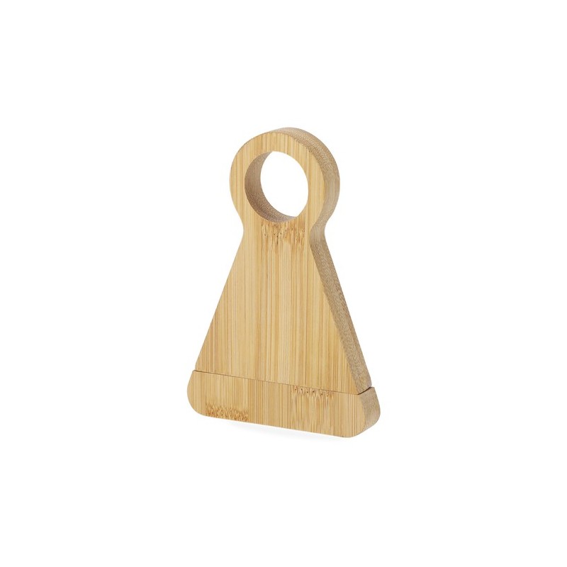 Tire-Bouchon Support Personnalisé Économique Kofko Matières : bambou Couleurs : naturel personnalisable avec votre logo