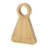 Tire-Bouchon Support Personnalisé Économique Kofko Matières : bambou Couleurs : naturel personnalisable avec votre logo