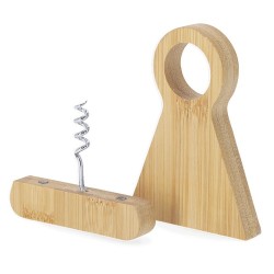 Tire-Bouchon Support Personnalisé Économique Kofko Matières : bambou Couleurs : naturel cadeau entreprise pas cher
