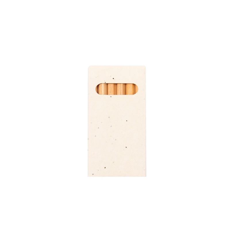 Boîte Éco-responsable de Crayons Ensemencés Personnalisée Delar personnalisable avec votre logo