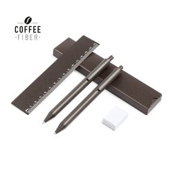 Set Écologique Personnalisé de Stylo, Porte-Mine & Règle - Proston