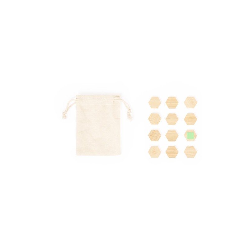 Set d'Aimants Éco-responsables Personnalisés en Bambou Lirix Matières : bambou livraison express 24h 48h