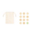 Set d'Aimants Éco-responsables Personnalisés en Bambou Lirix Matières : bambou personnalisation rapide en France