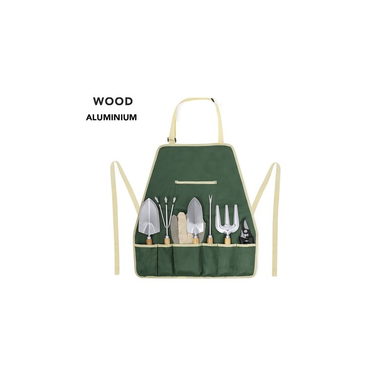 Ensemble de Jardinage Personnalisé avec 8 Accessoires Essentiels - Kuruma Matières : bois