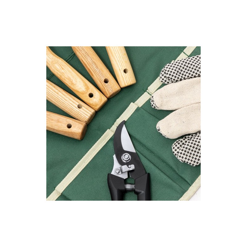 Ensemble de Jardinage Personnalisé avec 8 Accessoires Essentiels - Kuruma Matières : bois goodies publicitaire événementiel