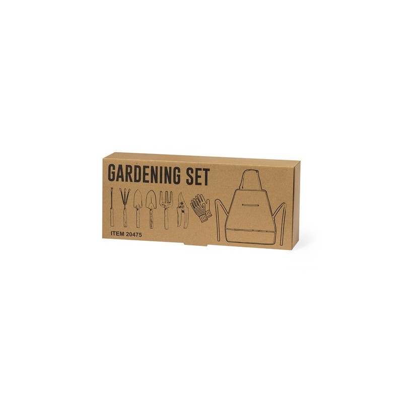 Ensemble de Jardinage Personnalisé avec 8 Accessoires Essentiels - Kuruma Matières : bois marquage laser ultra précis