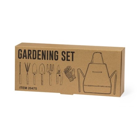 Ensemble de Jardinage Personnalisé avec 8 Accessoires Essentiels - Kuruma Matières : bois marquage laser ultra précis
