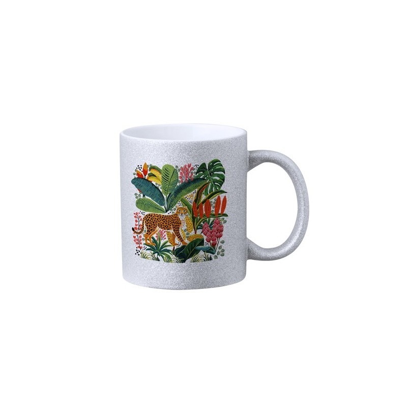 Tasse Sublimable Personnalisée 300ml Robleda Matières : céramique Couleurs : argenté