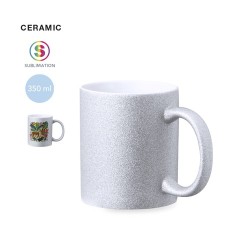 Tasse Sublimable Personnalisée 300ml Robleda Matières : céramique Couleurs : argenté 2