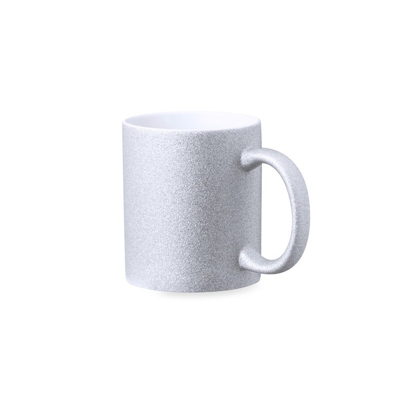 Tasse Sublimable Personnalisée 300ml Robleda Matières : céramique Couleurs : argenté cadeau entreprise pas cher