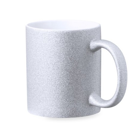 Tasse Sublimable Personnalisée 300ml Robleda Matières : céramique Couleurs : argenté cadeau entreprise pas cher