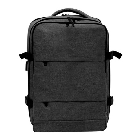 Sac à Dos Personnalisé Confortable et Durable - Myriax Matières : PET recyclé Couleurs : noir