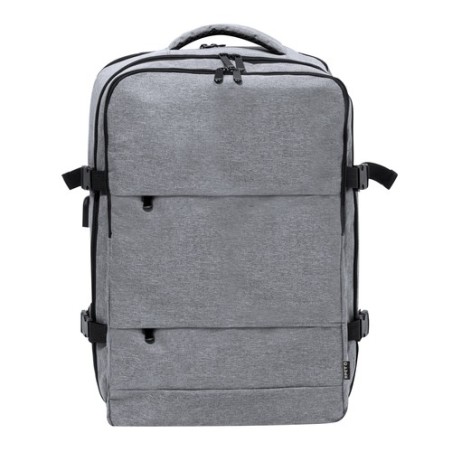 Sac à Dos Personnalisé Confortable et Durable - Myriax Matières : PET recyclé Couleurs : noir marquage laser ultra précis