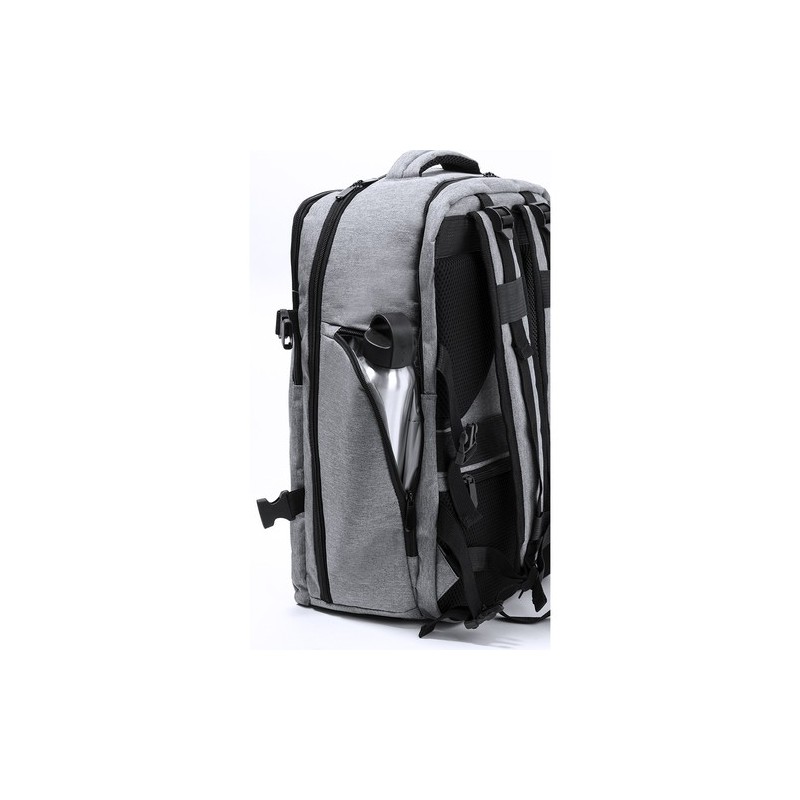 Sac à Dos Personnalisé Confortable et Durable - Myriax Matières : PET recyclé Couleurs : noir marquage couleur éclatante