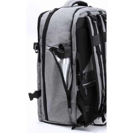 Sac à Dos Personnalisé Confortable et Durable - Myriax Matières : PET recyclé Couleurs : noir marquage couleur éclatante