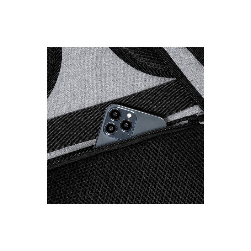 Sac à Dos Personnalisé Confortable et Durable - Myriax Matières : PET recyclé Couleurs : noir cadeau entreprise pas cher