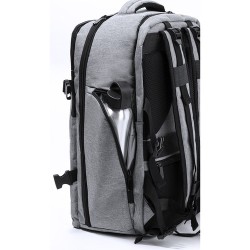 Sac à Dos Personnalisé Confortable et Durable - Myriax Matières : PET recyclé Couleurs : gris objet publicitaire robuste