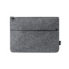 Housse Personnalisée en Feutre RPET Éco-responsable pour Ordinateur Portable Ginax Matières : PET recyclé Couleurs : gris
