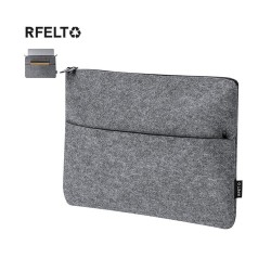 Housse Personnalisée en Feutre RPET Éco-responsable pour Ordinateur Portable Ginax Matières : PET recyclé Couleurs : gris 2