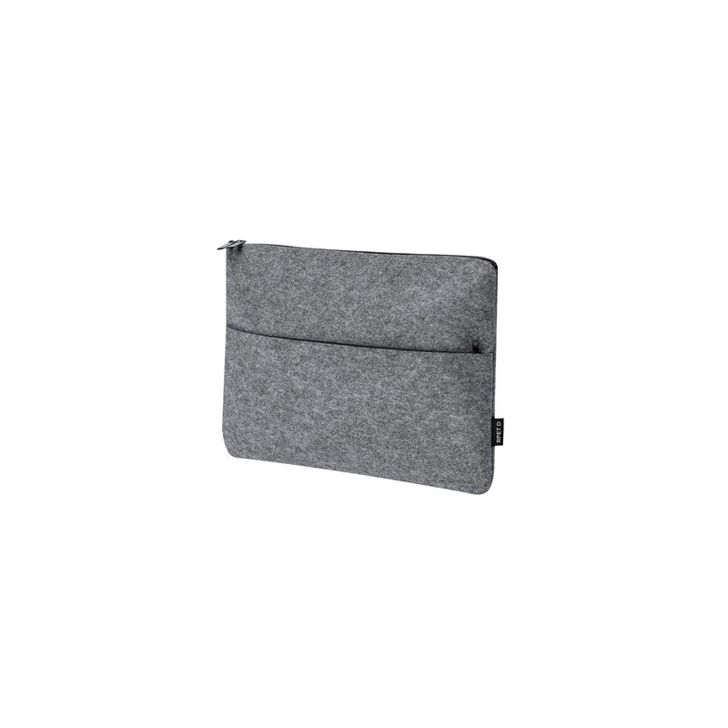 Housse Personnalisée en Feutre RPET Éco-responsable pour Ordinateur Portable Ginax Matières : PET recyclé Couleurs : gris cadeau