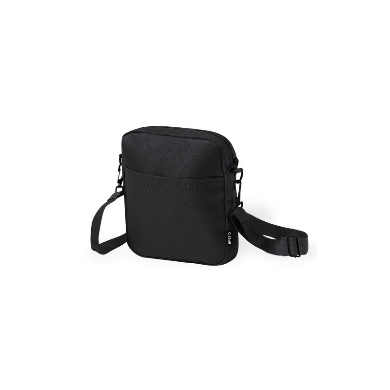 Bandoulière Éco-responsable Pratique Personnalisée pas cher - Simun Couleurs : noir Matières : polyester recyclé cadeau entrepri