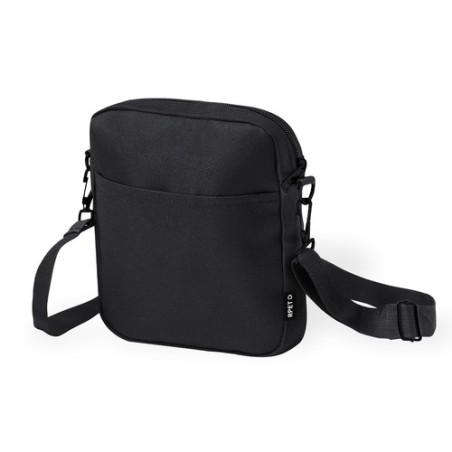 Bandoulière Éco-responsable Pratique Personnalisée pas cher - Simun Couleurs : noir Matières : polyester recyclé cadeau entrepri