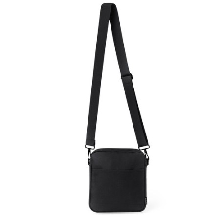 Bandoulière Éco-responsable Pratique Personnalisée pas cher - Simun Couleurs : noir Matières : polyester recyclé goodies publici