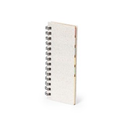 Bloc Notes Éco-responsable Personnalisé pas cher - Sorduk Matières : polypropylène (PP) Couleurs : naturel cadeau entreprise pas