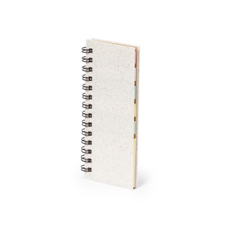 Bloc Notes Éco-responsable Personnalisé pas cher - Sorduk Matières : polypropylène (PP) Couleurs : naturel cadeau entreprise pas