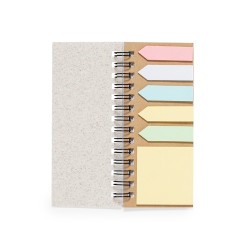 Bloc Notes Éco-responsable Personnalisé pas cher - Sorduk Matières : polypropylène (PP) Couleurs : naturel impression haute défi
