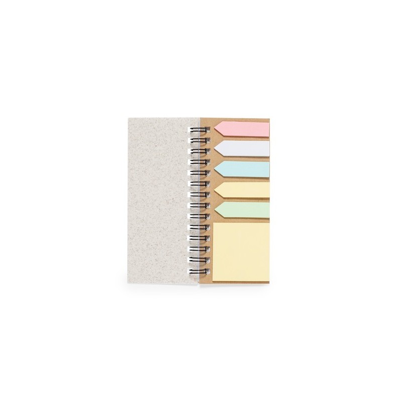 Bloc Notes Éco-responsable Personnalisé pas cher - Sorduk Matières : polypropylène (PP) Couleurs : naturel impression haute défi