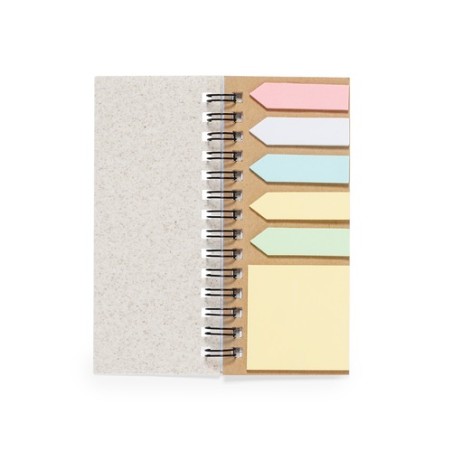 Bloc Notes Éco-responsable Personnalisé pas cher - Sorduk Matières : polypropylène (PP) Couleurs : naturel impression haute défi