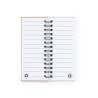 Bloc Notes Éco-responsable Personnalisé pas cher - Sorduk Matières : polypropylène (PP) Couleurs : naturel marquage laser ultra 