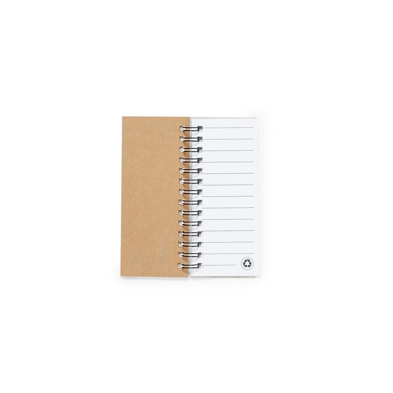 Bloc Notes Éco-responsable Personnalisé pas cher - Sorduk Matières : polypropylène (PP) Couleurs : naturel livraison express 24h
