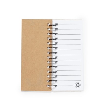 Bloc Notes Éco-responsable Personnalisé pas cher - Sorduk Matières : polypropylène (PP) Couleurs : naturel livraison express 24h