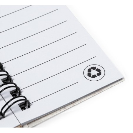 Bloc Notes Éco-responsable Personnalisé pas cher - Sorduk Matières : polypropylène (PP) Couleurs : naturel objet promotionnel éc