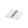Bloc Notes Éco-responsable Personnalisé pas cher - Sorduk Matières : polypropylène (PP) Couleurs : naturel cadeau collaborateur 