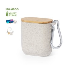 Câble de Charge Éco-responsable et Pratique Personnalisé Brayce Matières : ABS Couleurs : naturel objet promotionnel éco-respons