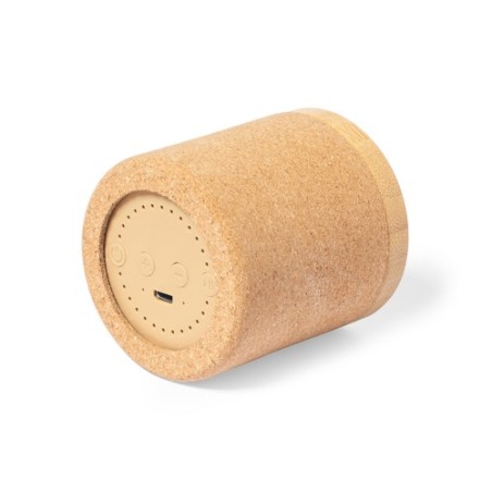 Haut-Parleur Bluetooth Éco-responsable et Élégant - Mirintex Matières : bambou goodies publicitaire événementiel
