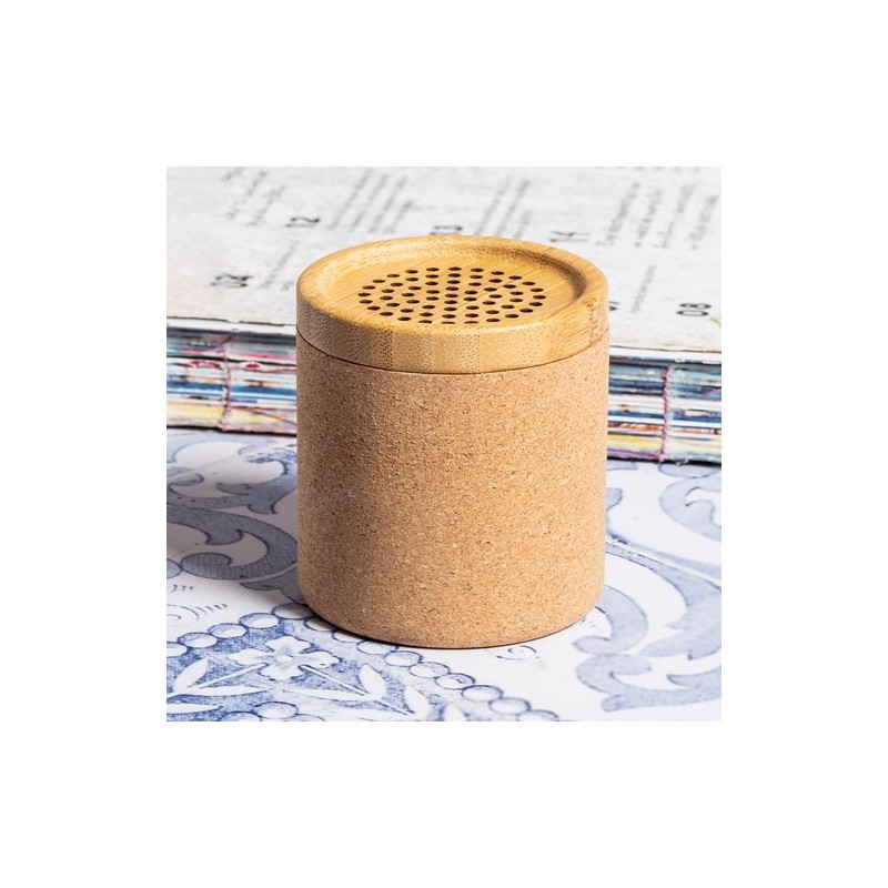 Haut-Parleur Bluetooth Éco-responsable et Élégant - Mirintex Matières : bambou impression haute définition