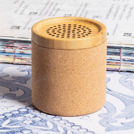 Haut-Parleur Bluetooth Éco-responsable et Élégant - Mirintex Matières : bambou impression haute définition