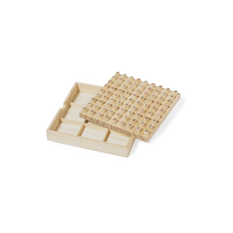 Jeu d'Habilité Éco-responsable Personnalisé - Sudoku pas cher Matières : bois cadeau entreprise pas cher